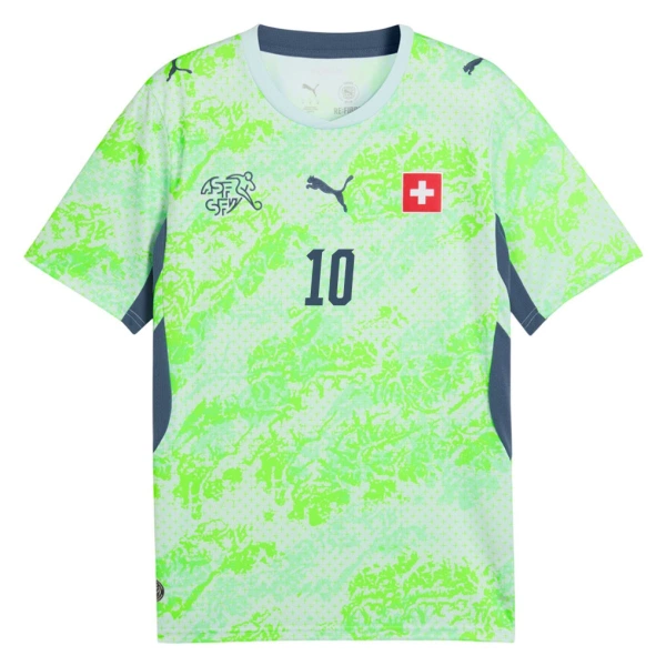 Zwitserland Granit Xhaka 10 Shirt Heren Uit WK 2026