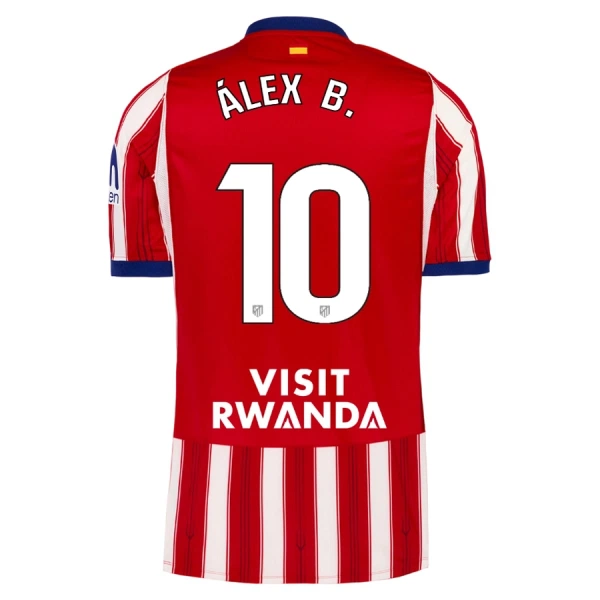 Atlético Madrid Alex B. 10 Shirt Heren Thuis 2026/27