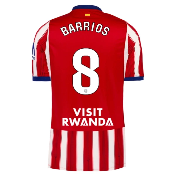 Atlético Madrid Barrios 8 Shirt Heren Thuis 2026/27 Atlético Madrid Barrios 8 Shirt Heren Thuis 2026/27