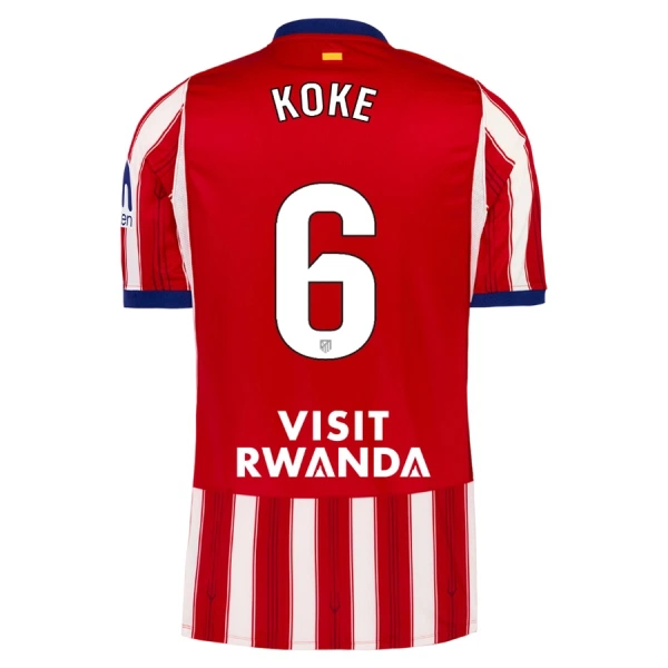 Atlético Madrid Koke 6 Shirt Heren Thuis 2026/27 Atlético Madrid Koke 6 Shirt Heren Thuis 2026/27