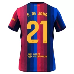 FC Barcelona Frenkie de Jong 21 Shirt Heren Thuis 2026/27 FC Barcelona Frenkie de Jong 21 Shirt Heren Thuis 2026/27