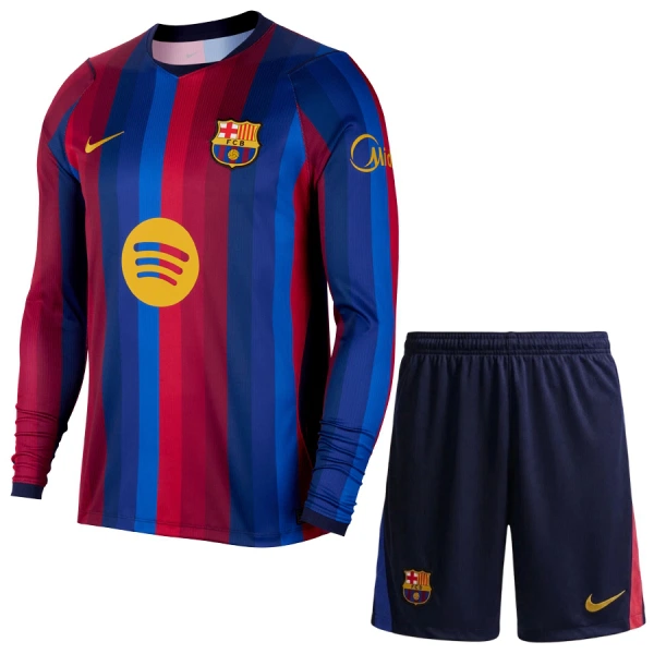 FC Barcelona Tenue Kind Thuis 2026/27 Lange Mouw FC Barcelona Tenue Kind Thuis 2026/27 Lange Mouw