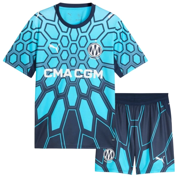Olympique Marseille Tenue Kind Uit 2026/27 Blauwe Olympique Marseille Tenue Kind Uit 2026/27 Blauwe
