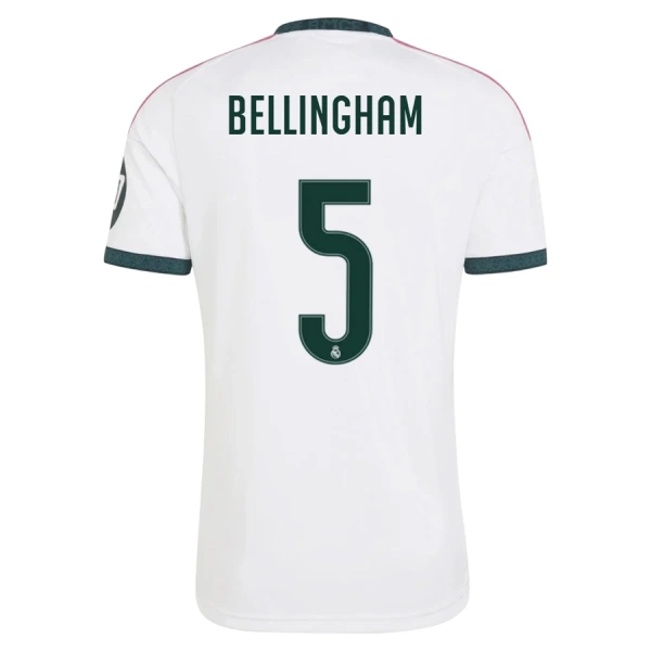 Real Madrid Bellingham 5 Shirt Heren Thuis 2026/27 Real Madrid Bellingham 5 Shirt Heren Thuis 2026/27