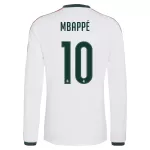 Real Madrid Mbappé 10 Shirt Heren Thuis 2026/27 Lange Mouw