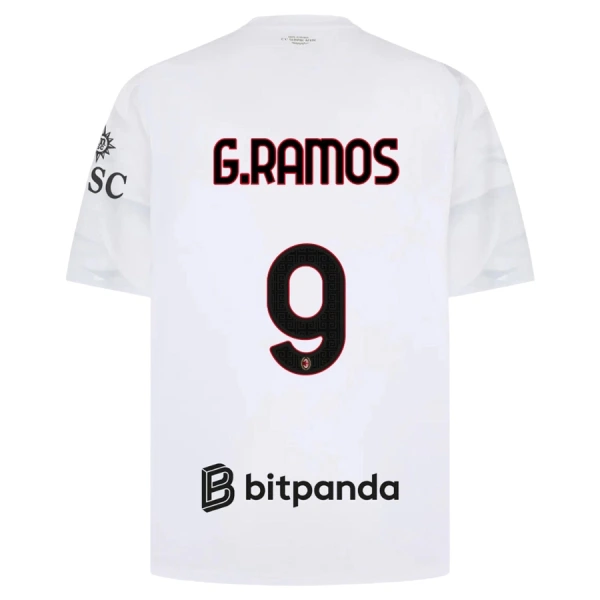 AC Milan G. Ramos 9 Shirt Heren Uit 2026/27 AC Milan G. Ramos 9 Shirt Heren Uit 2026/27