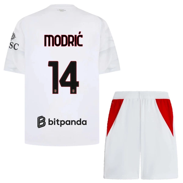 AC Milan Modrić 14 Tenue Kind Uit 2026/27 AC Milan Modrić 14 Tenue Kind Uit 2026/27