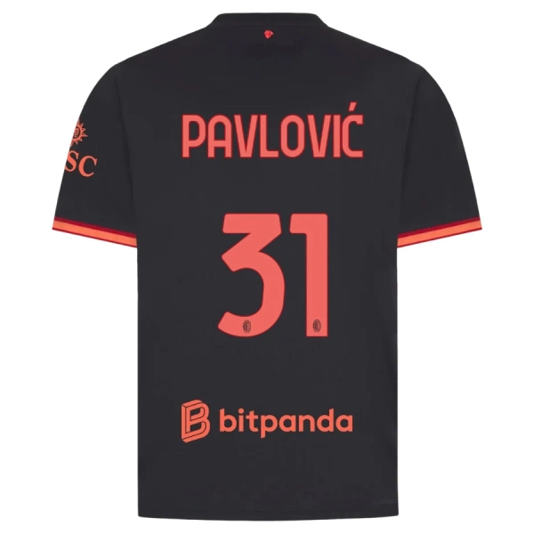 AC Milan Pavlovic 31 Shirt Heren Derde 2026/27 AC Milan Pavlovic 31 Shirt Heren Derde 2026/27