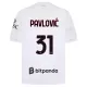 AC Milan Pavlovic 31 Shirt Heren Uit 2026/27 AC Milan Pavlovic 31 Shirt Heren Uit 2026/27