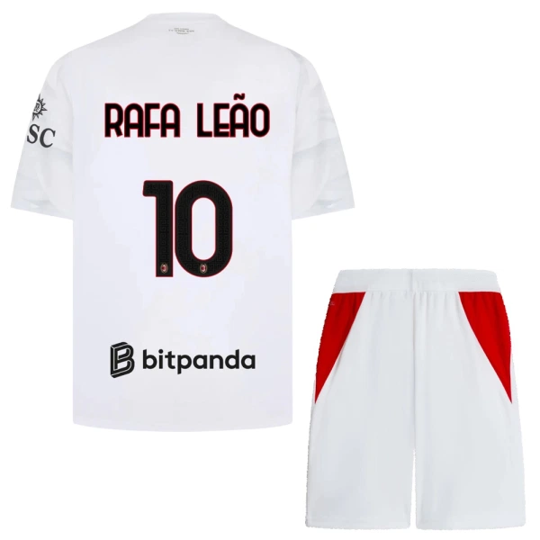 AC Milan Rafael Leao 10 Tenue Kind Uit 2026/27 AC Milan Rafael Leao 10 Tenue Kind Uit 2026/27