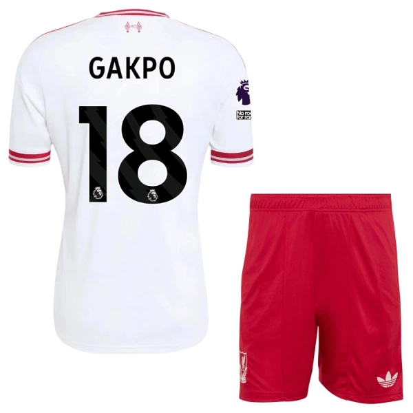 Liverpool Gakpo 18 Tenue Kind Uit 2026/27 Liverpool Gakpo 18 Tenue Kind Uit 2026/27