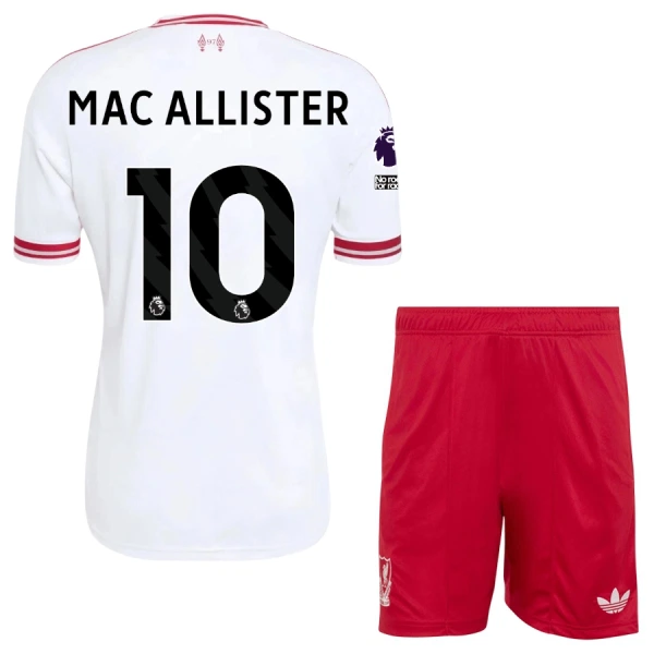 Liverpool Mac Allister 10 Tenue Kind Uit 2026/27 Liverpool Mac Allister 10 Tenue Kind Uit 2026/27