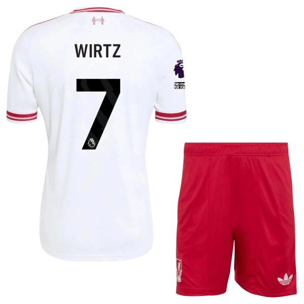 Liverpool Wirtz 7 Tenue Kind Uit 2026/27 Liverpool Wirtz 7 Tenue Kind Uit 2026/27