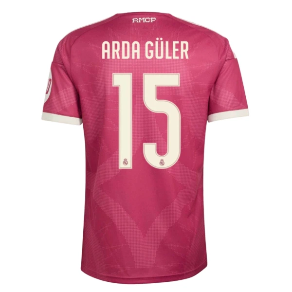 Real Madrid Arda Guler 15 Shirt Heren Derde 2026/27 Real Madrid Arda Guler 15 Shirt Heren Derde 2026/27
