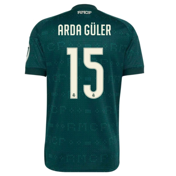 Real Madrid Arda Guler 15 Shirt Heren Uit 2026/27 Real Madrid Arda Guler 15 Shirt Heren Uit 2026/27
