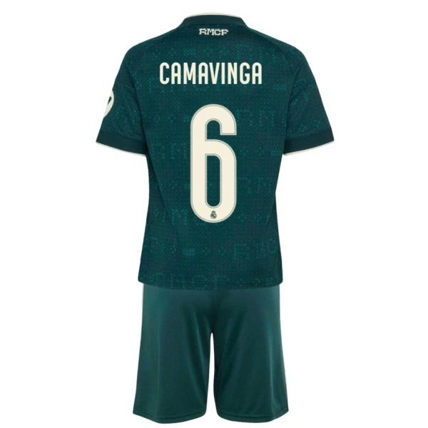 Real Madrid Camavinga 6 Tenue Kind Uit 2026/27 Real Madrid Camavinga 6 Tenue Kind Uit 2026/27