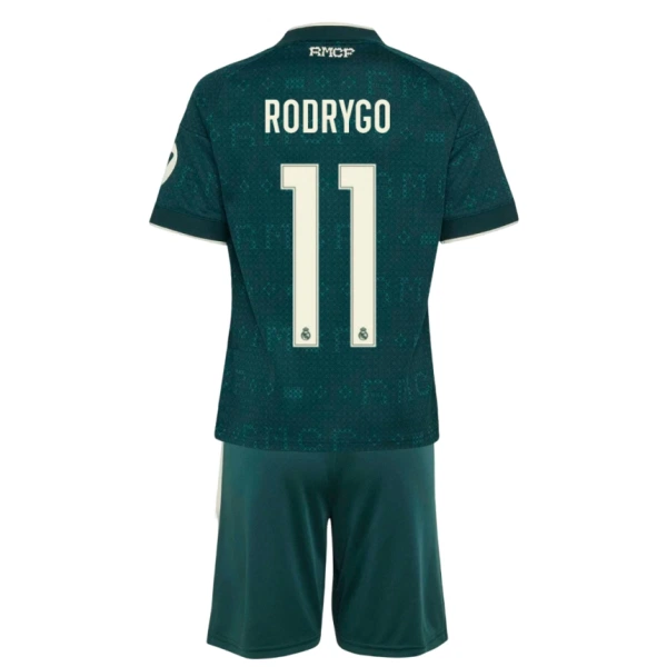 Real Madrid Rodrygo 11 Tenue Kind Uit 2026/27 Real Madrid Rodrygo 11 Tenue Kind Uit 2026/27