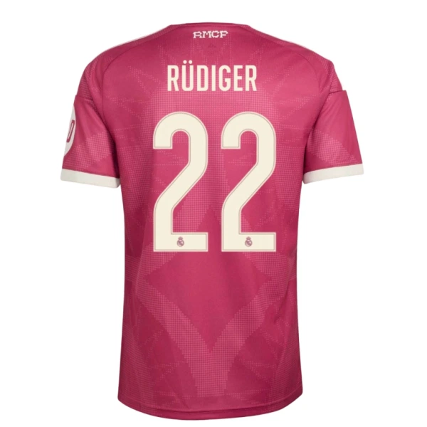 Real Madrid Rudiger 22 Shirt Heren Derde 2026/27 Real Madrid Rudiger 22 Shirt Heren Derde 2026/27