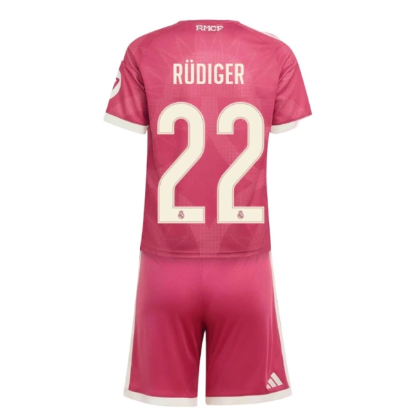 Real Madrid Rudiger 22 Tenue Kind Derde 2026/27 Real Madrid Rudiger 22 Tenue Kind Derde 2026/27