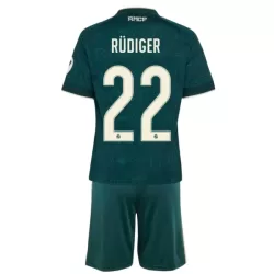 Real Madrid Rudiger 22 Tenue Kind Uit 2026/27