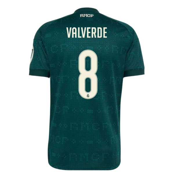 Real Madrid Valverde 8 Shirt Heren Uit 2026/27 Real Madrid Valverde 8 Shirt Heren Uit 2026/27