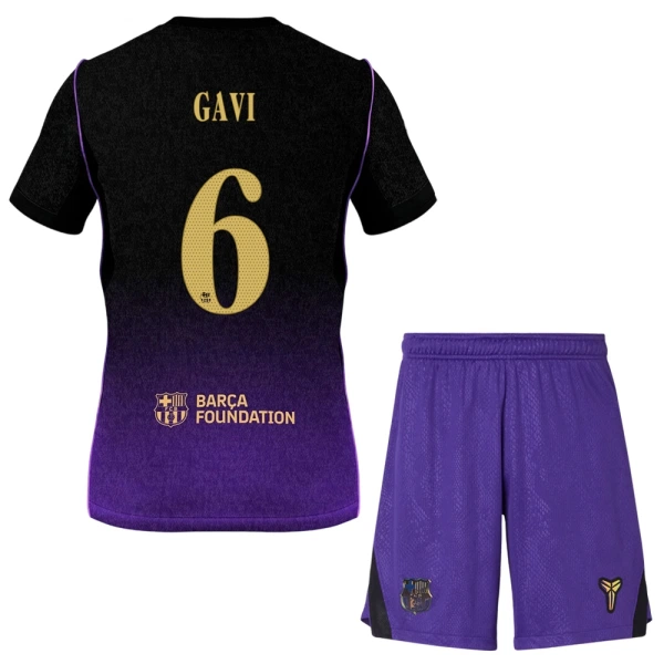 FC Barcelona Gavi 6 Tenue Kind Uit 2026/27 FC Barcelona Gavi 6 Tenue Kind Uit 2026/27