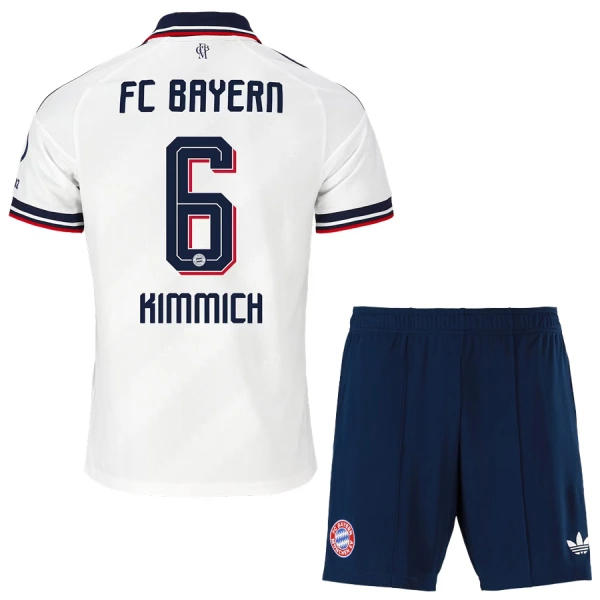 FC Bayern München Kimmich 6 Tenue Kind Uit 2026/27 FC Bayern München Kimmich 6 Tenue Kind Uit 2026/27