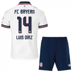 FC Bayern München Luis Díaz 14 Tenue Kind Uit 2026/27 FC Bayern München Luis Díaz 14 Tenue Kind Uit 2026/27
