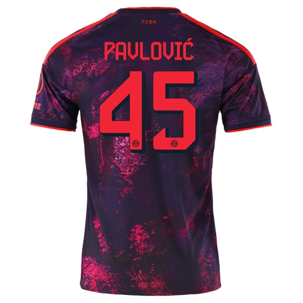 FC Bayern München Pavlovic 45 Shirt Heren Derde 2026/27 FC Bayern München Pavlovic 45 Shirt Heren Derde 2026/27