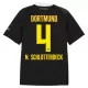 Borussia Dortmund N. Schlotterbeck 4 Shirt Heren Uit 2026/27 Borussia Dortmund N. Schlotterbeck 4 Shirt Heren Uit 2026/27