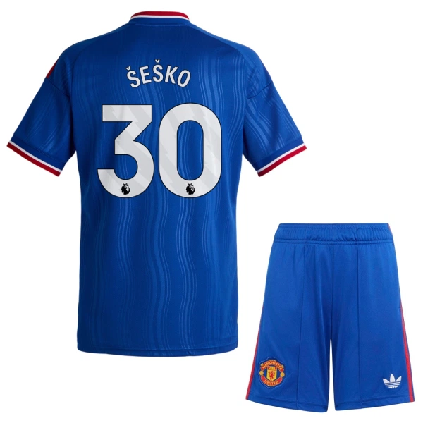 Manchester United Sesko 30 Tenue Kind Uit 2026/27 Manchester United Sesko 30 Tenue Kind Uit 2026/27