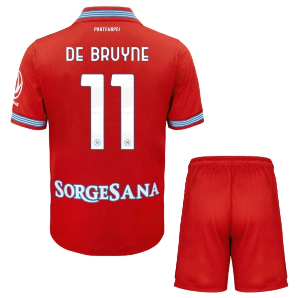 SSC Napoli De Bruyne 11 Tenue Kind Derde 2026/27 SSC Napoli De Bruyne 11 Tenue Kind Derde 2026/27