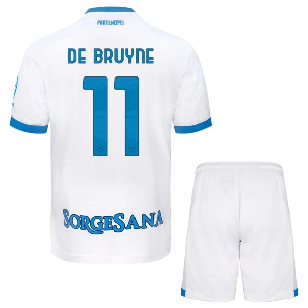 SSC Napoli De Bruyne 11 Tenue Kind Uit 2026/27 SSC Napoli De Bruyne 11 Tenue Kind Uit 2026/27