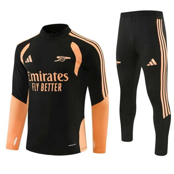 Arsenal Trainingssweaterset Heren 2026/27 Kwartrits Zwarte Arsenal Trainingssweaterset Heren 2026/27 Kwartrits Zwarte