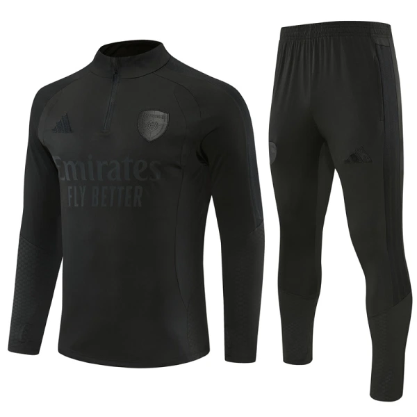 Arsenal Trainingssweaterset Heren 2026/27 Kwartrits Zwarte
