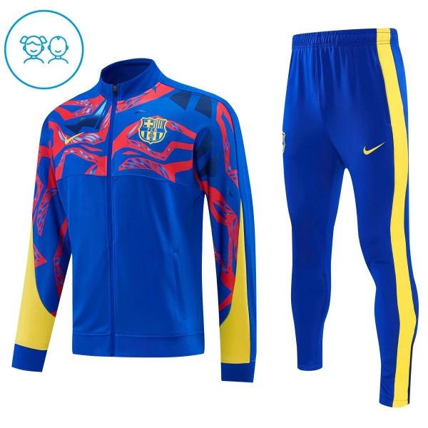 Barcelona Trainingsjack Pak Kind 2026/27 Blauwe Barcelona Trainingsjack Pak Kind 2026/27 Blauwe