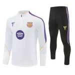 Barcelona Trainingssweaterset Heren 2026/27 Kwartrits Witte