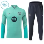 Barcelona Trainingssweaterset Kind 2026/27 Kwartrits Groene