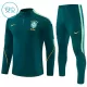 Brazilië Trainingssweaterset Kind 2026/27 Kwartrits Groene Brazilië Trainingssweaterset Kind 2026/27 Kwartrits Groene