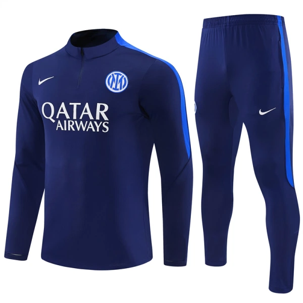 Inter Milan Trainingssweaterset Heren 2026/27 Kwartrits Blauwe Inter Milan Trainingssweaterset Heren 2026/27 Kwartrits Blauwe