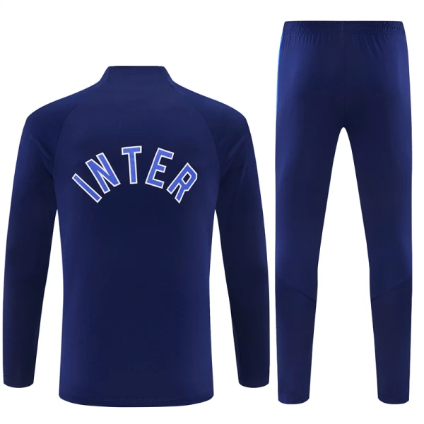 Inter Milan Trainingssweaterset Heren 2026/27 Kwartrits Blauwe