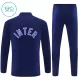 Inter Milan Trainingssweaterset Kind 2026/27 Kwartrits Blauwe