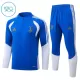 Juventus Trainingssweaterset Kind 2026/27 Kwartrits Blauwe Juventus Trainingssweaterset Kind 2026/27 Kwartrits Blauwe