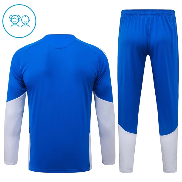Juventus Trainingssweaterset Kind 2026/27 Kwartrits Blauwe