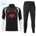 Liverpool Trainingssweaterset Kind 2026/27 Kwartrits Zwarte