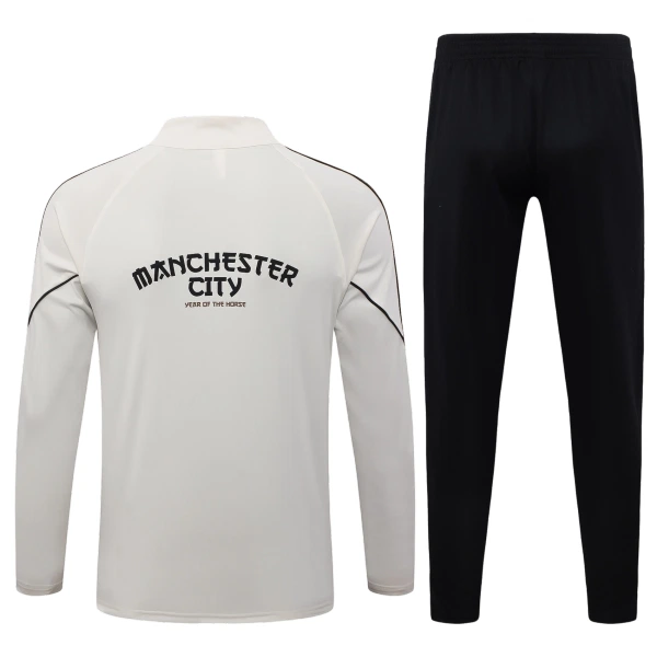 Manchester City Trainingssweaterset Heren 2026/27 Kwartrits Grijze