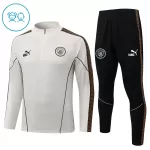 Manchester City Trainingssweaterset Kind 2026/27 Kwartrits Grijze