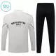Manchester City Trainingssweaterset Kind 2026/27 Kwartrits Grijze