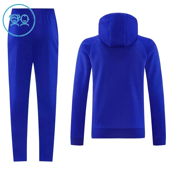 Manchester United Hoodie Trainingssweaterset Kind 2026/27 Blauwe
