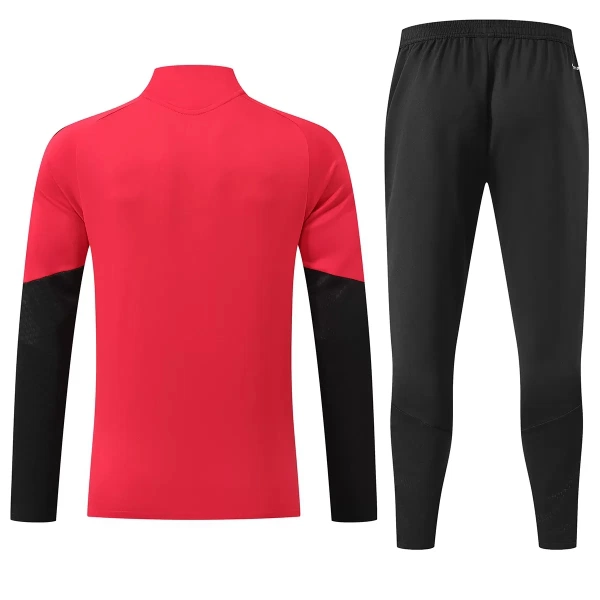 Manchester United Trainingssweaterset Heren 2026/27 Kwartrits Rode